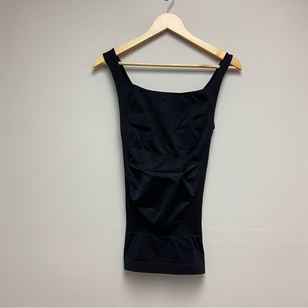 Blanqi Womens Maternity Pregnanacy Black Support Tank Top Size Medium